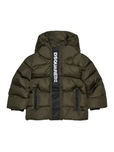 Dsquared2 Jacket With Logo In Green