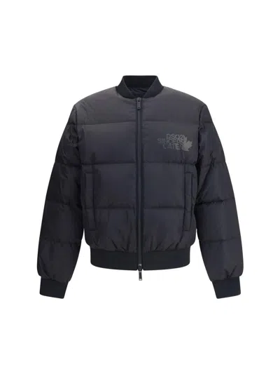 Dsquared2 Down Jackets In Black
