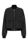 Dsquared2 Dsquared Men Black Polyester Blend Bomber Jacket In Black