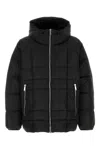 Dsquared2 Men 3d Long Nylon Down Jacket In Black