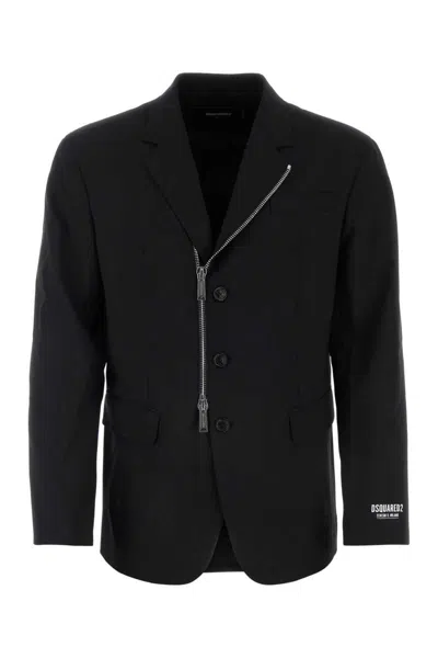 Dsquared2 Jackets And Vests In Black