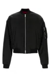 Dsquared2 Dsquared Black Nylon Bomber Jacket In Black