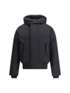 Dsquared2 Giubbino Techno Down Bomber In Nylon In Black