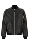 Dsquared2 Dsquared Men Black Leather Jacket In Black