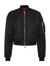 Dsquared2 Dsquared Black Nylon Bomber Jacket In Black