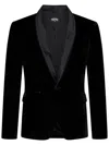 Dsquared2 Shawl Tuxedo Blazer In Black