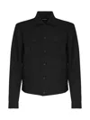 Dsquared2 Black Casual Jacket In Black