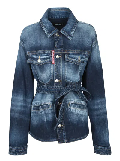 Dsquared2 Jackets In Blue
