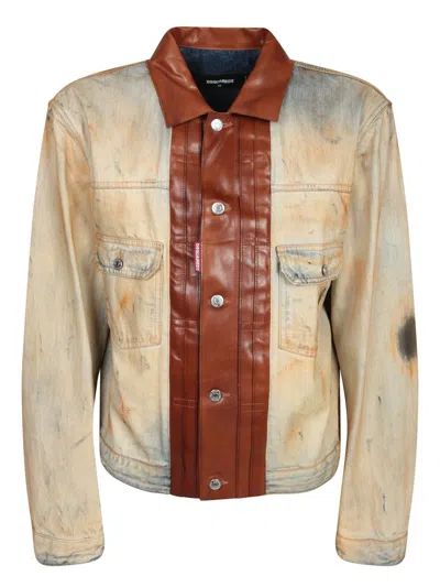 Dsquared2 Jackets In Brown