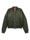 Dsquared2 Zip-front Bomber Jacket In Green