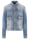 Dsquared2 Men's Cotton Clothing Jackets In Multicolor