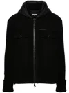 Dsquared2 Contrast-panel Hooded Jacket In Multicolor