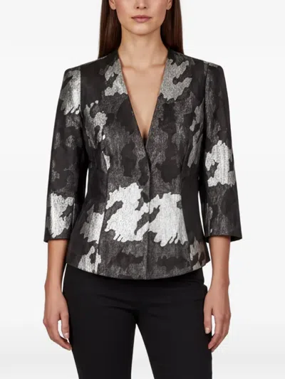 Pre-owned Dsquared2 Jacquard Blazer In Black