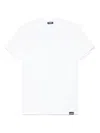 Dsquared2 Logo Patch Crewneck T-shirt In White