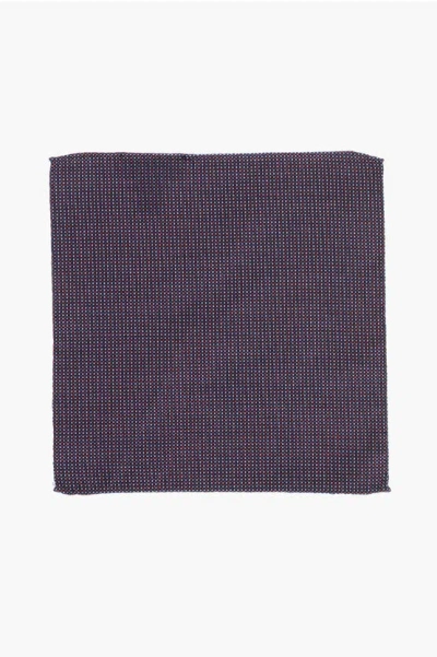 Dsquared2 Jacquard Silk And Cotton Pocket Square
