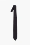 Dsquared2 Jacquard Silk Tie With Micro Motifs Grösse Unica