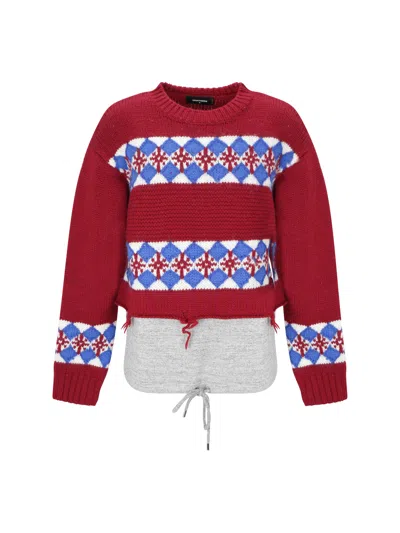 DSQUARED2 JACQUARD SWEATER