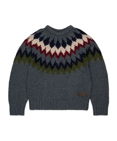 DSQUARED2 JACQUARD-KNIT SWEATER