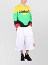 Dsquared2 Tie-dye Crew-neck Sweatshirt With Logo Print
