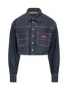 Dsquared2 Icon Logo Embroidered Denim Shirt