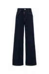 Dsquared2 Dsquared Stretch Denim Traveller Wide Leg Jeans In Blue