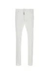 Dsquared2 Dsquared Men White Stretch Denim Cool Guy Jeans In White