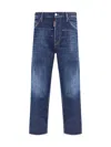 Dsquared2 Dsquared Men Stretch Denim Cool Guy Jeans In Blue