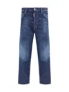 Dsquared2 Dsquared Men Stretch Denim Cool Guy Jeans In Blue
