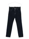 Dsquared2 Dsquared Men Jeans With Logo Application In Black