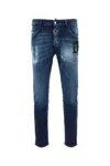 Dsquared2 Dsquared Stretch Denim Skater Jeans In Blue