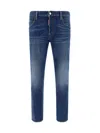 Dsquared2 Five Pockets Jeans In Blue
