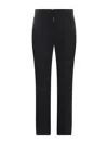 Dsquared2 Denim-panel Cotton Track Pants In Black