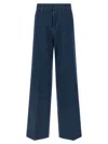 Dsquared2 Wide Leg Jeans Belt Loops In Blue