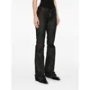 Dsquared2 Denim Flared Jeans In Black
