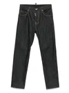 Dsquared2 Cotton Jeans With Contrast Stitching In Black