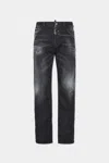 Dsquared2 Dsquared Men Straight Jeans In Black