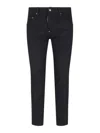 Dsquared2 Cotton Cargo Trouser With Logo Patch In Black