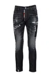 Dsquared2 Pioner Wash Skater Jeans In Black