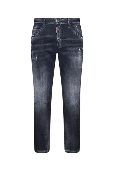 Dsquared2 Black Cotton Jeans