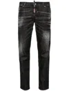 Dsquared2 Jennifer Low-rise Skinny Jeans In Black