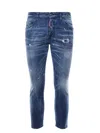 Dsquared2 Skater Slim Fit Jeans In Blue