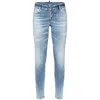 Dsquared2 Jennifer Cropped Jeans In Light Blue In Blue