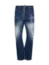 Dsquared2 Men's Pants 5 Pockets In Blue