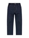 Dsquared2 Indigo Wide-leg Denim Jeans In Blue