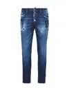 Dsquared2 Skater Jean Jeans Featuring Distressed Detailing In Blue