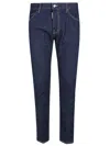 Dsquared2 Men Cool Guy Jeans With Contrasting Stitching In Blue