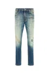 Dsquared2 Distressed Denim Trousers Belt Loops In Blue