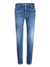 Dsquared2 Stylish Trousers Five-pocket Design In Blue