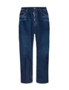 Dsquared2 Distressed Five-pockets Jeans In Blue