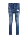 Dsquared2 Dsquared Stretch Denim Skater Jeans In Blue